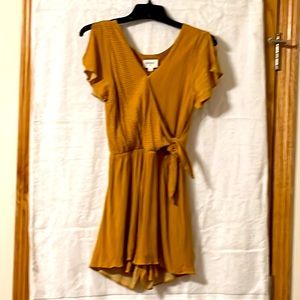 Gold Everly Romper